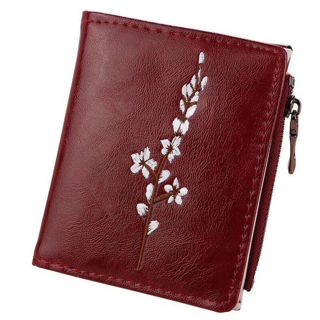 Dámska malá peňaženka - kvety 1