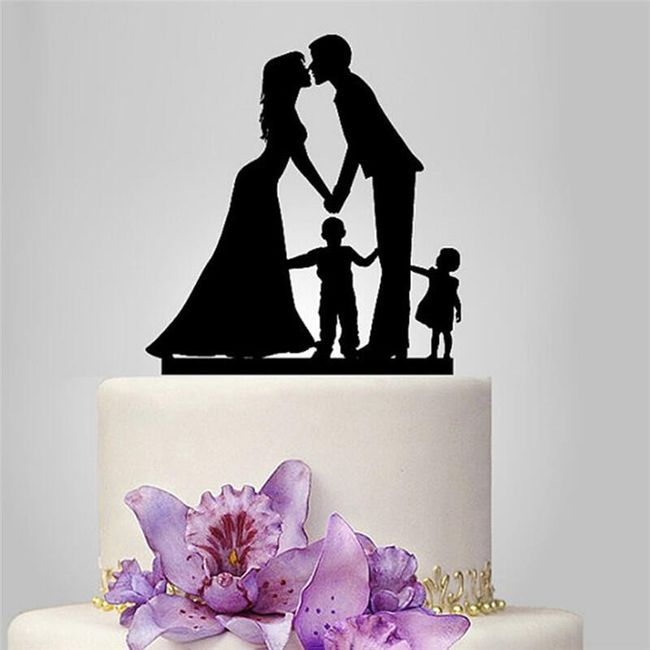 Dekorace na svatební dort - 4 varianty 1