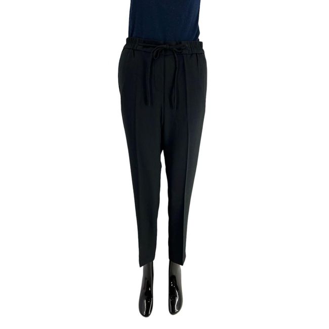 Eleganckie spodnie damskie, OODJI, czarne, rozmiary XS - XXL: ZO_108902-M 1