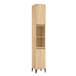 Koupelnová skříňka dub sonoma 30 x 30 x 190 cm kompozitní dřevo ZO_819799-A