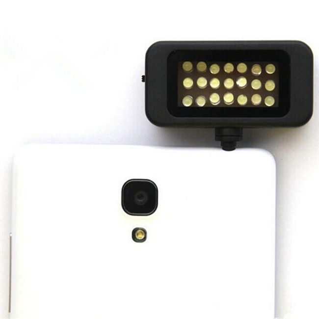 21 LED přisvětlovací diody pro focení mobilním telefonem 1
