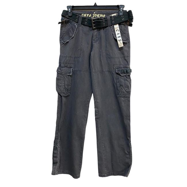 Spodnie damskie z kieszeniami, Cars Jeans, szare, rozmiary XS - XXL: ZO_eff40918-3cd2-11ee-bb78-8e8950a68e28 1