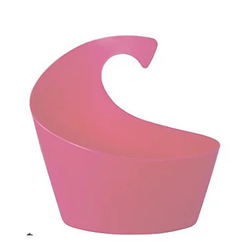 Plastikowy koszyk Sydney różowy, rozmiar M ZO_252805