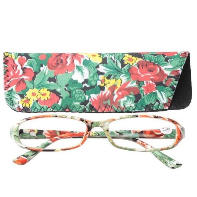 Reading glasses with a case B03752 1