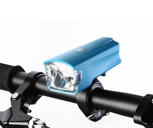 Újratölthető LED zseblámpa kerékpárosoknak - 3 színben 1
