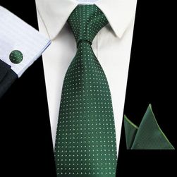 Cravata cu butoni si batista - diverse variante