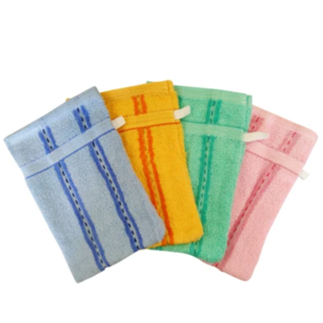 Frottír mosdókendő hurokkal, különböző színekben ZO_266330 1