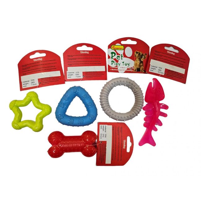 Jucărie de cauciuc pentru câini, diferite tipuri ZO_255151 1