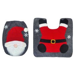 Toilet rugs set Santa