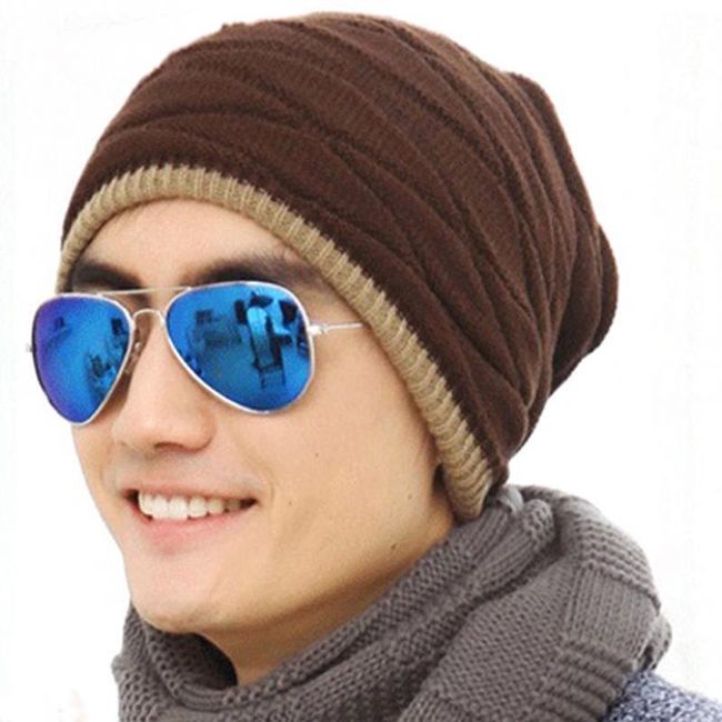 Muška zimska kapa sa izolacijom - 3 boje 1