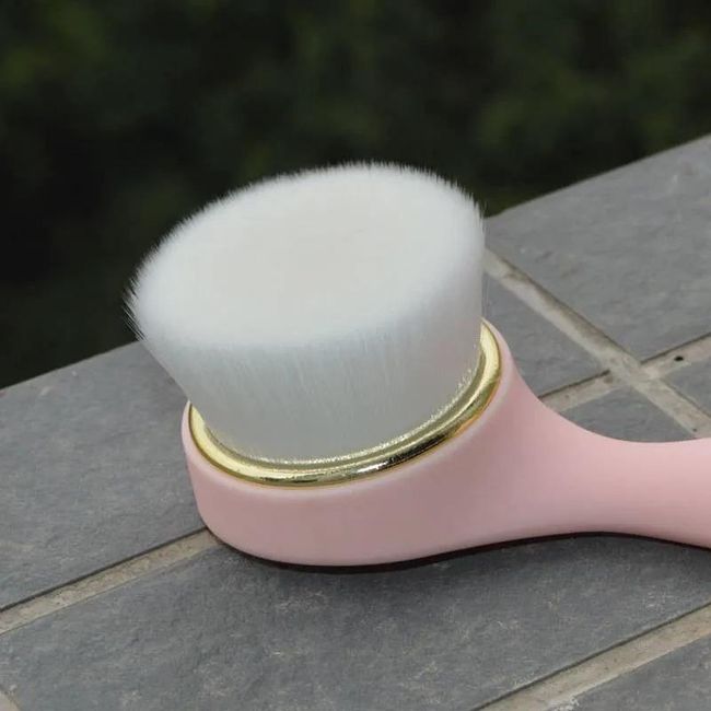 Kosmetický kartáček na odstraňování makeupu jemný, růžový ZO_209993 1