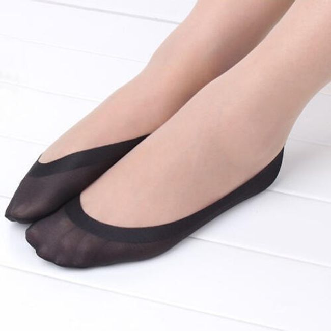 Protiskluzové ponožky do balerínek a podpatků 1