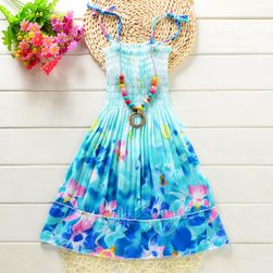 Плажна рокля с огърлица за момичета - 14 варианти