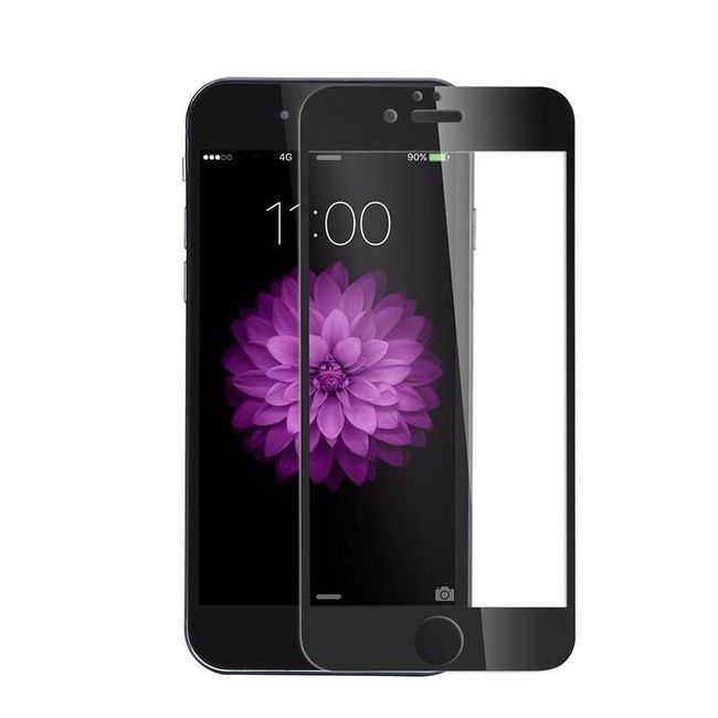 Ultra tanko kaljeno staklo za iPhone - bela, crna 1