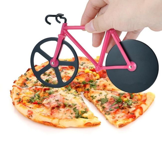 Kráječ na pizzu v podobě jízdního kola 1
