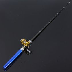 Rybářský prut s navijákem ve tvaru pera - 6 barev