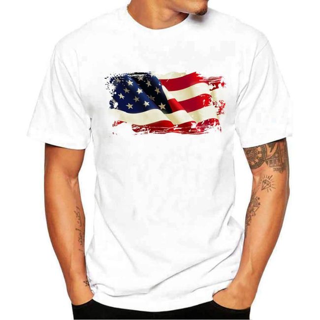 Tričko s americkou vlajkou 1