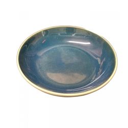Talerz ceramiczny głęboki 18,5 cm - niebieski ZO_249784