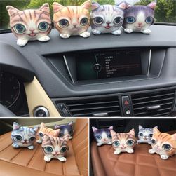 3D-s dekoráció aranyos macskák