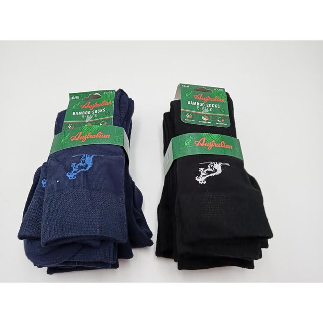 Ponožky Australia 5 párů - bambus - náhodný výběr barvy, Velikosti KALHOTY: ZO_df72ddcc-6577-11ed-947b-0cc47a6c9370 1