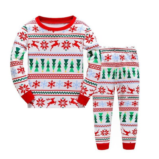Vánoční dětské pyžamo - 3 varianty 1