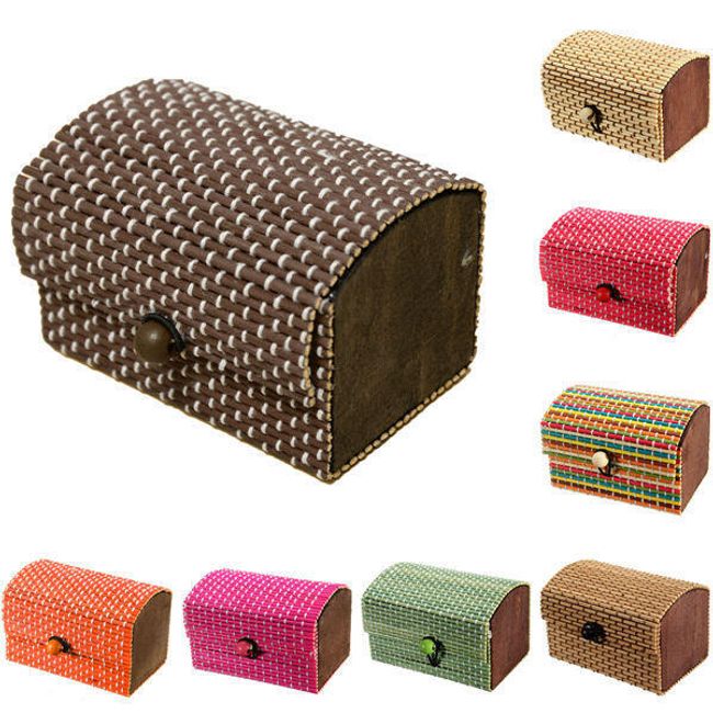 Bambusova škatlica za nakit - več barv 1