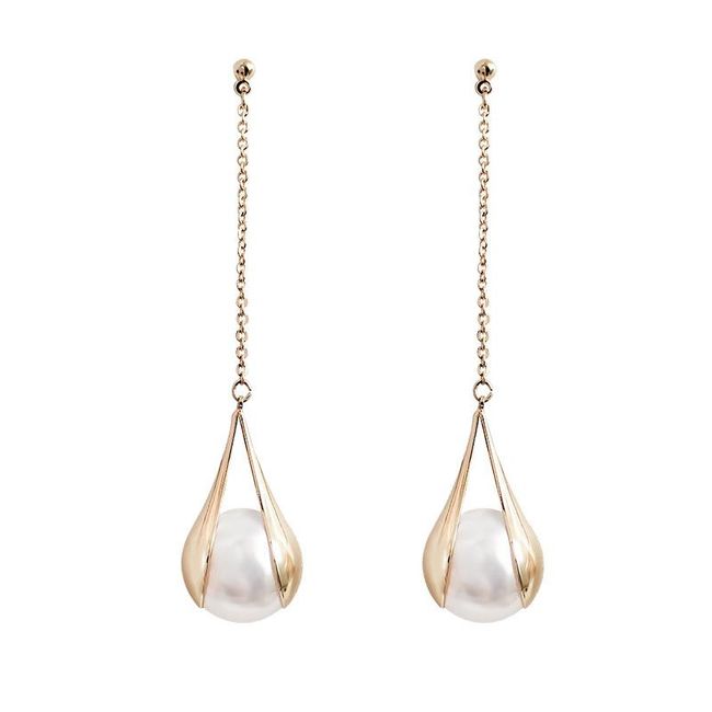 2020 Korejská móda Stud náušnice Luxusní perly Drop Dangle náušnice Designové prohlášení Náušnice Šperky pro ženy Šperky SS_4001244769537 1