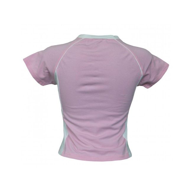 Дамска памучна тениска Hawai, розова, размери XS - XXL: ZO_e543262a-8fea-11ec-8428-0cc47a6c9370 1