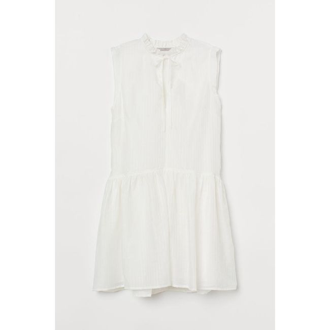 Djevojačka/ženska modna haljina bez rukava, H&M, bijela, veličine tkanine KONFIGURACIJA: ZO_9c02c6dc-3b38-11ee-ad03-8e8950a68e28 1