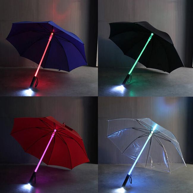 Świecący parasol LED 1