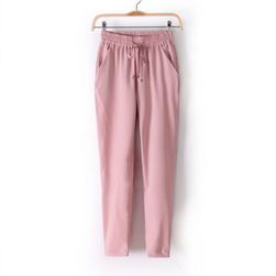 Dámské letní kalhoty v ležérním stylu se šněrováním - více barev