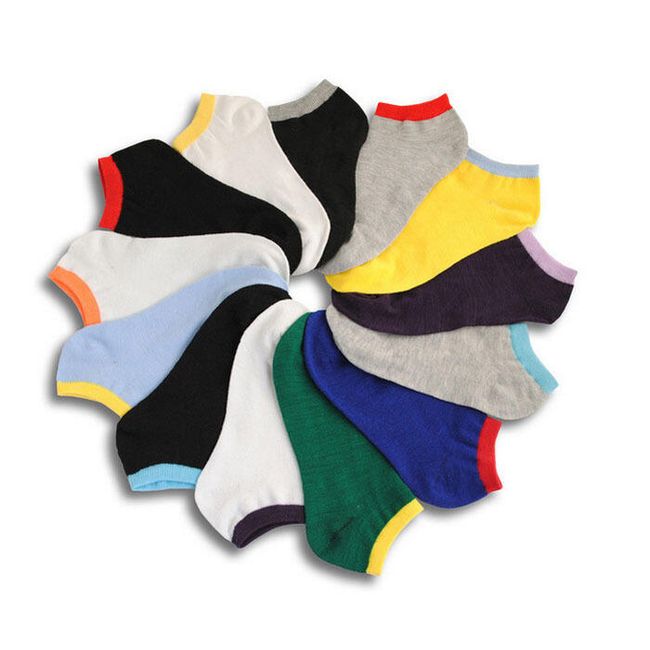 Чорапи за мъже в различни цветове - 10 чифта 1