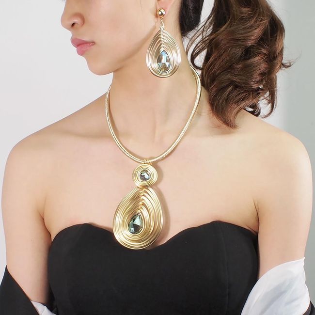 Ženska ogrlica za minđušama DN457 1