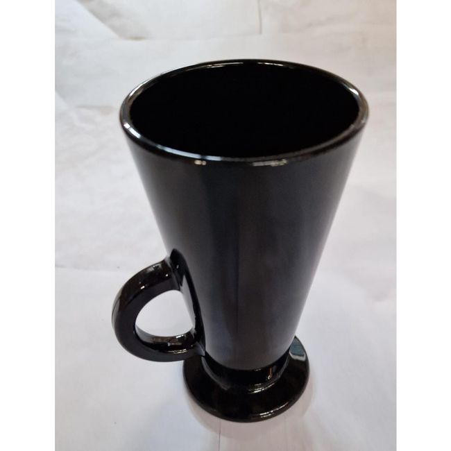 Zestaw 12 szklanych kubków do latte w kolorze czarnym ZO_62008 1