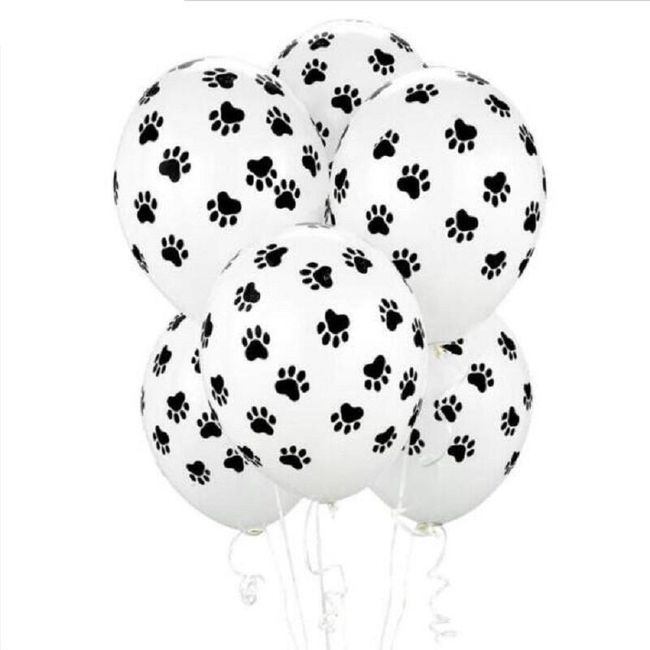 Komplet balonov s pasjimi tačkami - 20 kosov 1