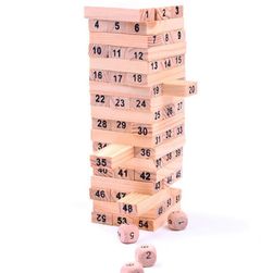 Drewniany zestaw domino