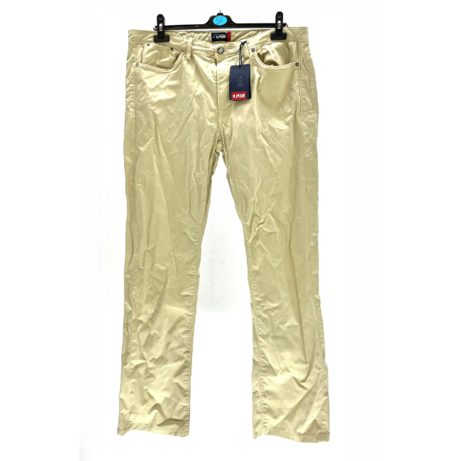 Мъжки панталон от платно - бежов, Размери Панталон: ZO_ccc3122a-59d6-11ed-9e75-0cc47a6c9c84 1