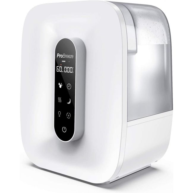 Ultrazvukový zvlhčovač Pro Breeze 5,6 litru s aroma difuzérem, studenou a teplou mlhou, LED displejem ZO_XDSL56677057 1