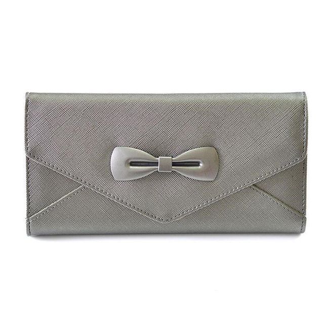 Elegancki portfel ze wstążką - 7 kolorów 1