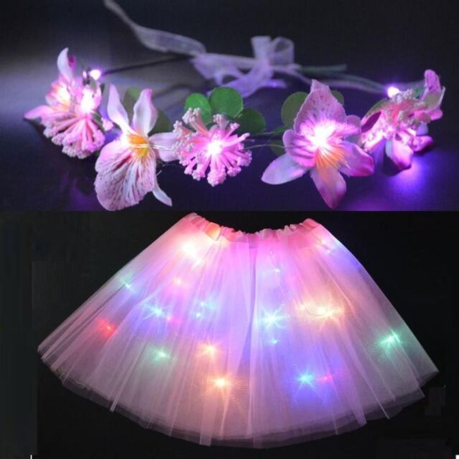 LED sukne s venčekom Amélie 1