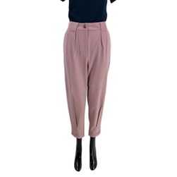 Dámské módní kalhoty, OODJI, růžové, Velikosti XS - XXL: ZO_d896f428-a3ae-11ed-b7a4-9e5903748bbe