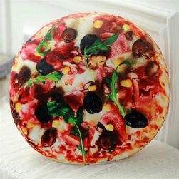 Pernă 3D sub formă de pizza