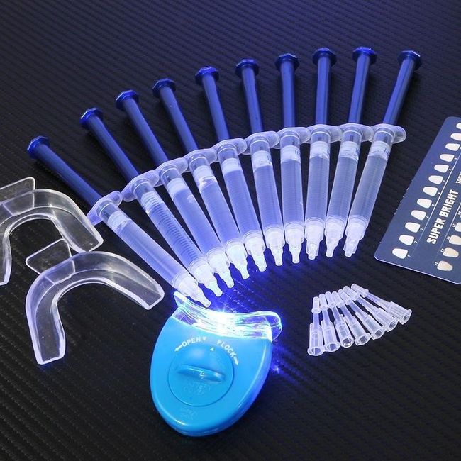 LED комплект за избелване на зъби - 13 части 1
