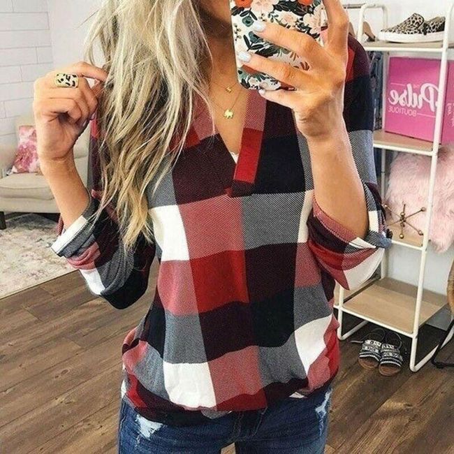 Women´s checked shirt Belina 1