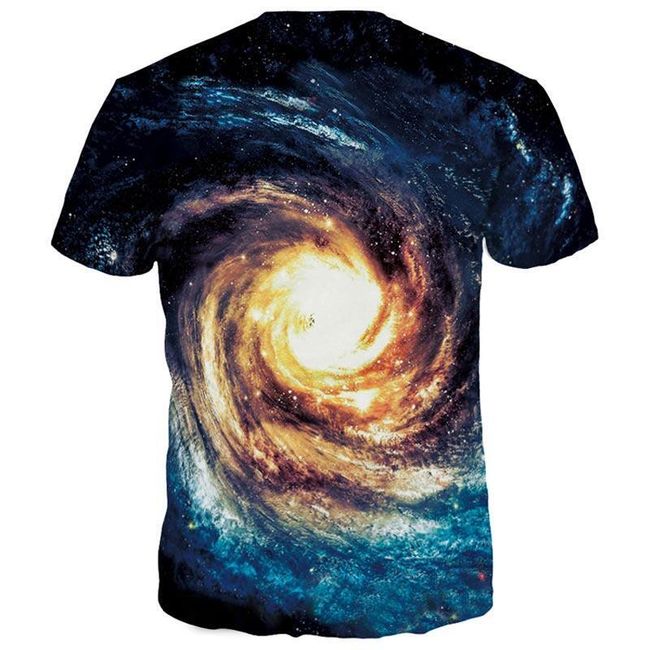 Koszulka z nadrukiem galaktyki 1