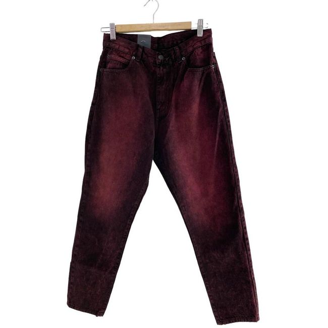 Pánske rovné džínsy - červené, veľkosti KALHOTY: ZO_d5c06cce-a7ba-11ed-8487-9e5903748bbe 1