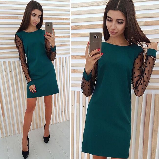 Long sleeve dress DS28 1