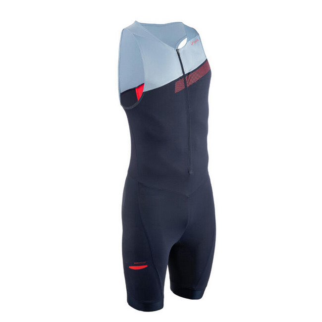 Męski strój triathlonowy Decathlon, ciemnoniebieski, rozmiary XS - XXL: ZO_249025-L 1