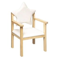 Detská stolička Star - biela ZO_9968-M6889