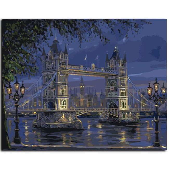 DIY obraz 40x50 cm - Londýn 1